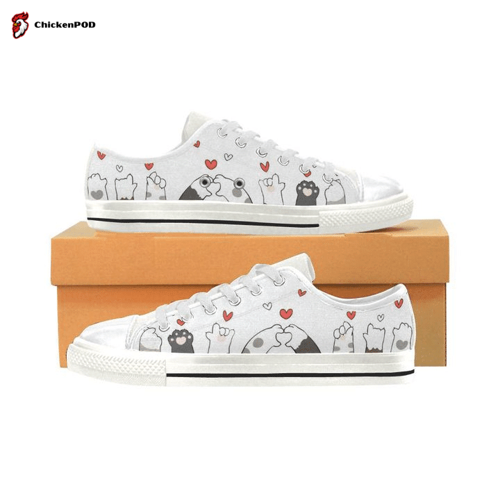 Cat Paws Low Top Shoes Gift For Men Women Cat Paws Low Top Shoes Gift For Men Women