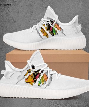 Chicago Blackhawks Nhl Yeezy Sneaker For Fans