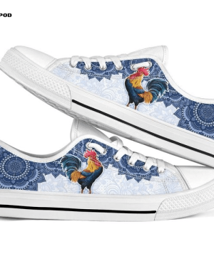 Chicken Mandala Luxury Low Top Shoes Gift for Men Women