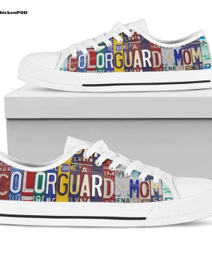 Color Guard Mom Low Top Shoes Gift for Men Women Sneaker
