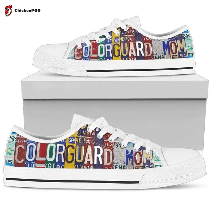 Color Guard Mom Low Top Shoes Gift For Men Women Sneaker Color Guard Mom Low Top Shoes Gift For Men Women Sneaker