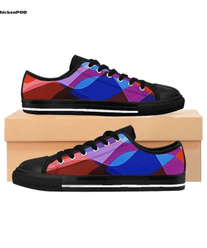 Colorful Abstract Tennis Shoes Aesthetics Low Top Shoes Gift for Men Women