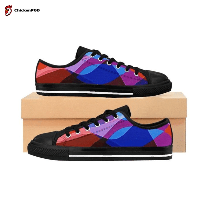 Colorful Abstract Tennis Shoes Aesthetics Low Top Shoes Gift For Men Women Colorful Abstract Tennis Shoes Aesthetics Low Top Shoes Gift For Men Women