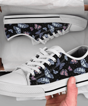 Cool Butterfly Owls Low Top Shoes Gift for Men Women