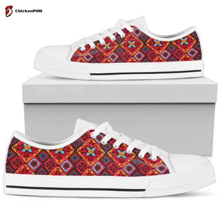 Crotcheting Low Top Shoes Gift For Men Women Crotcheting Low Top Shoes Gift For Men Women