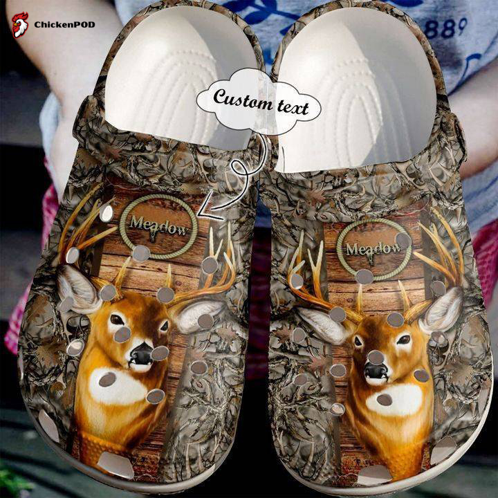 Customized Deer Hunting Clog Unisex Clogs Shoes Hunting Customized Deer Hunting Clog Unisex Clogs Shoes Hunting