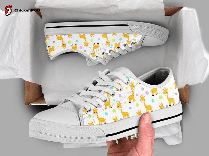 Cute Giraffe Low Top Shoes Gift For Men Women Cute Giraffe Low Top Shoes Gift For Men Women