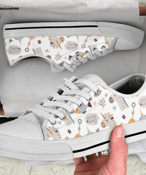 Cute Pattern Low Top Shoes Gift for Men Women