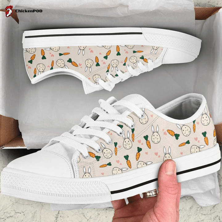 Cute Rabbit Low Top Shoes Gift For Men Women Cute Rabbit Low Top Shoes Gift For Men Women