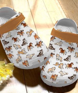 Cute Shiba Inu Gift For Lover Rubber clog Unisex Clogs Shoes