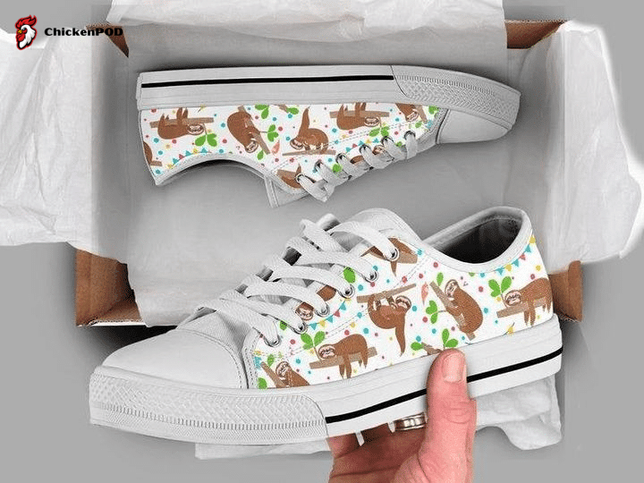 Cute Sloth Low Top Shoes Gift For Men Women Cute Sloth Low Top Shoes Gift For Men Women