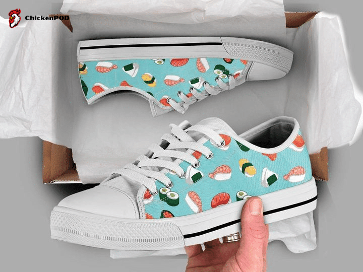 Cute Sushi Low Top Shoes Gift For Men Women Cute Sushi Low Top Shoes Gift For Men Women