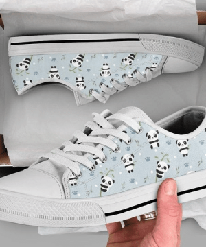 Cute Teddy Low Top Shoes Gift for Men Women