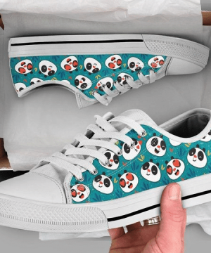 Cute Teddy Low Top Shoes Gift for Men Women