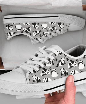 Cute Teddy Low Top Shoes Gift for Men Women