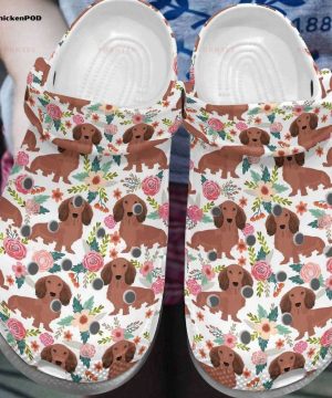 Dachshund Dog Pattern 5 Gift For Lover Rubber clog Unisex Clogs Shoes Dachshund Dog Pattern 5 Gift For Lover Rubber clog Unisex Clogs Shoes