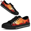 Deer Hunting Watercolor Low Top Shoes Gift For Men Women Deer Hunting Watercolor Low Top Shoes Gift For Men Women