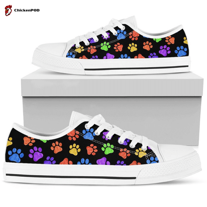 Dog Art Pastel Low Top Shoes Gift For Men Women Dog Art Pastel Low Top Shoes Gift For Men Women