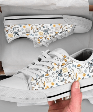 Dog Low Top Shoes Gift for Men Women