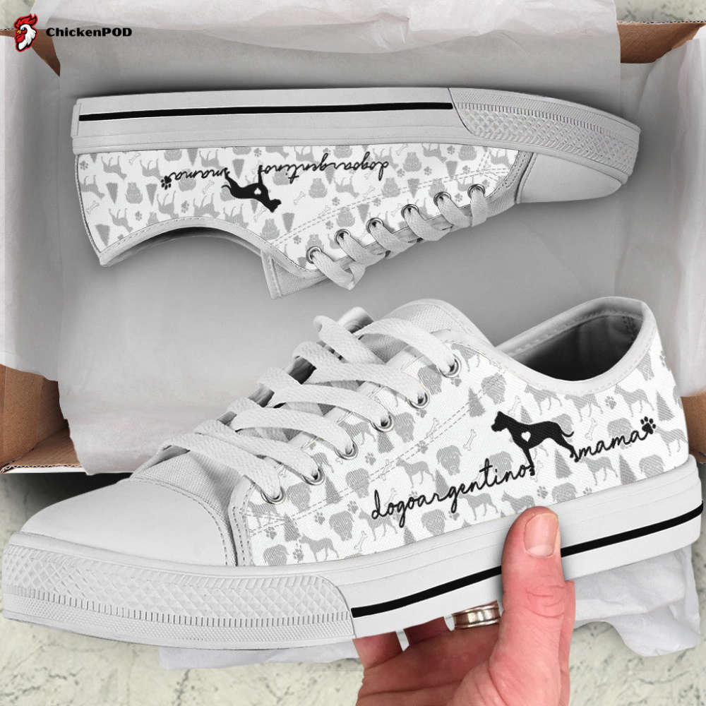 Dogo Argentino Low Top Shoes Gift For Men Women Sneaker Dogo Argentino Low Top Shoes Gift For Men Women Sneaker