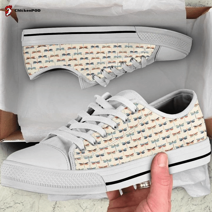 Dragonflies Decorative Low Top Shoes Gift For Men Women Dragonflies Decorative Low Top Shoes Gift For Men Women