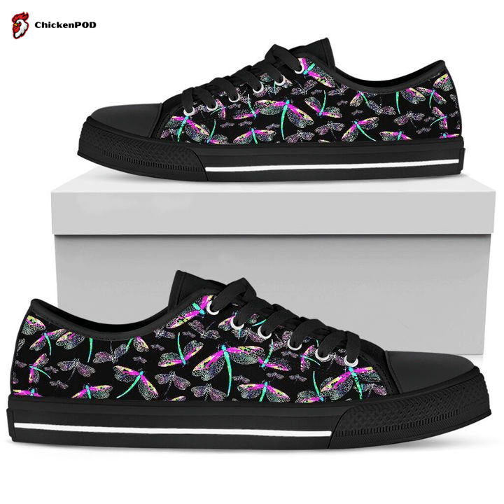 Dragonfly Mandala Low Top Shoes Gift For Men Women Dragonfly Mandala Low Top Shoes Gift For Men Women