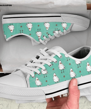 Ducks And Flowers Low Top Shoes Gift for Men Women