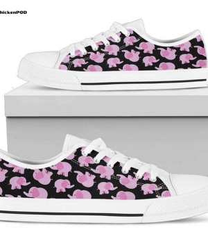 Elephant Low Top Shoes Gift for Men Women