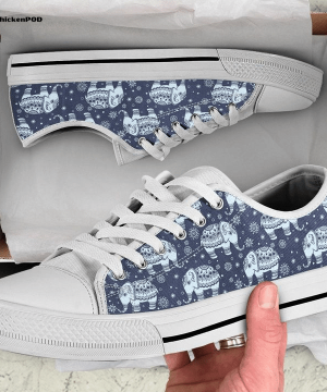 Elephant Low Top Shoes Gift for Men Women