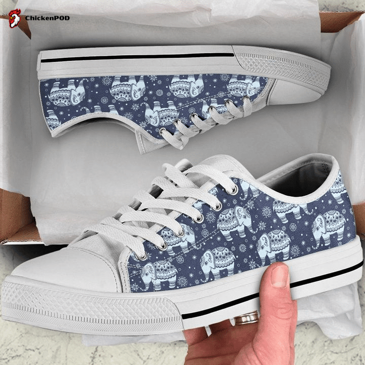 Elephant Low Top Shoes Gift For Men Women Elephant Low Top Shoes Gift For Men Women