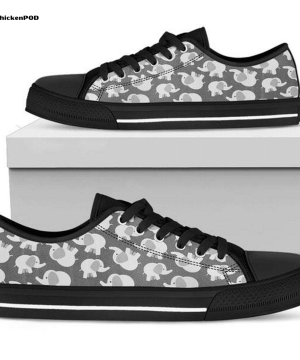 Elephant Low Top Shoes Gift for Men Women