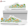 Floral Dog Low Top Shoes Gift For Men Women Floral Dog Low Top Shoes Gift For Men Women