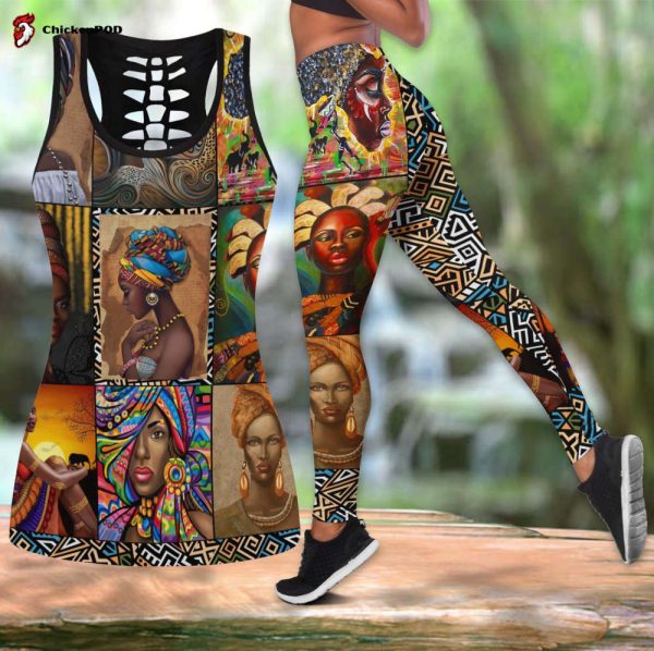 Fan Gifts African Girl Legging &Amp; Tank Top Jj-Ml