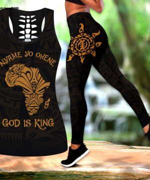 Fan Gifts African Map Legging & Tank top ML God Is King Fan Gifts African Map Legging & Tank top ML God Is King