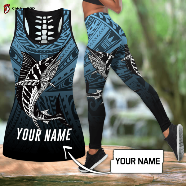 Fan Gifts Amazing Polynesian Mahi Mahi Go Fishing Personalized Deluxe Legging &Amp; Tank Top Ml Sn
