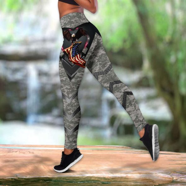 Fan Gifts America Eagle Legging &Amp; Tank Top Ml Tna