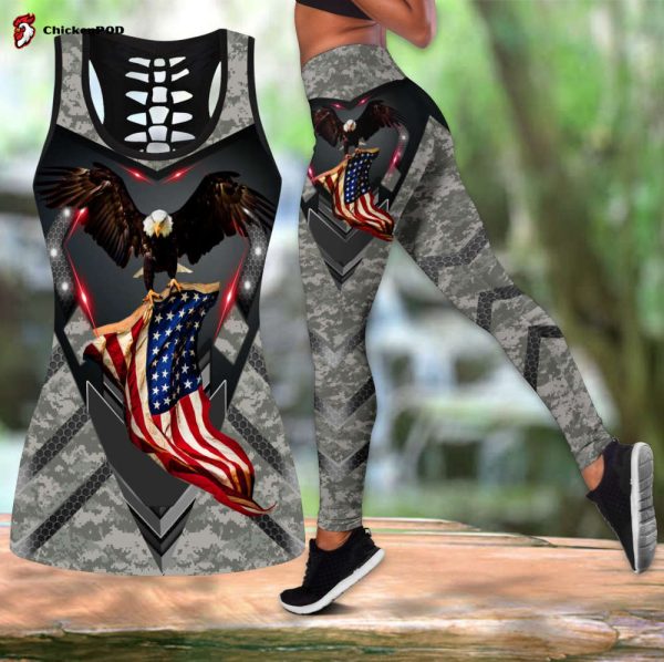 Fan Gifts America Eagle Legging &Amp; Tank Top Ml Tna