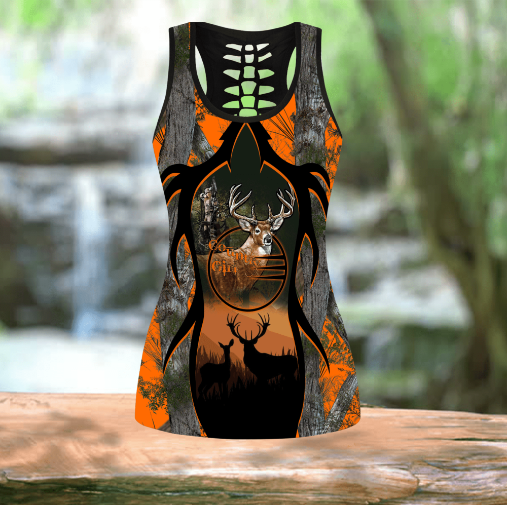 Fan Gifts Deer Hunting Combo Legging + Tank Top Da Fan Gifts Deer Hunting Combo Legging + Tank Top Da