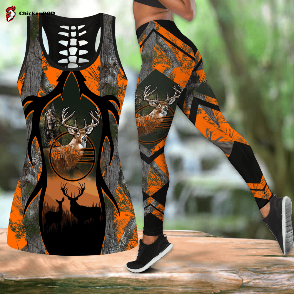 Fan Gifts Deer Hunting Combo Legging + Tank Top Da Fan Gifts Deer Hunting Combo Legging + Tank Top Da