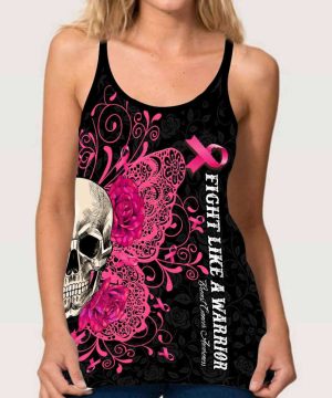 Fan Gifts Fight Like A Girl - Breast Cancer Awareness Cross Tank Top 4 Fan Gifts Fight Like A Girl - Breast Cancer Awareness Cross Tank Top 3