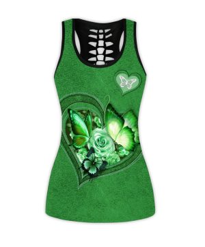 Fan Gifts Green Butterfly Combo Legging + Tanktop