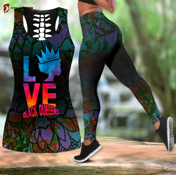 Fan Gifts Love Black Queen African Culture Legging &Amp; Tank Top Ml