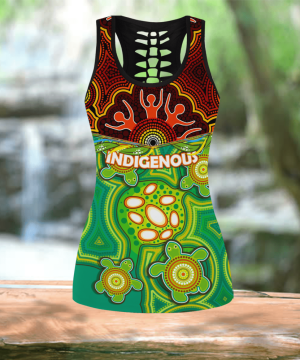 Fan Gifts Personalized Aboriginal Indigenous Turtle Family All Over Printed Combo Legging Tanktop 2 Fan Gifts Personalized Aboriginal Indigenous Turtle Family All Over Printed Combo Legging Tanktop 1