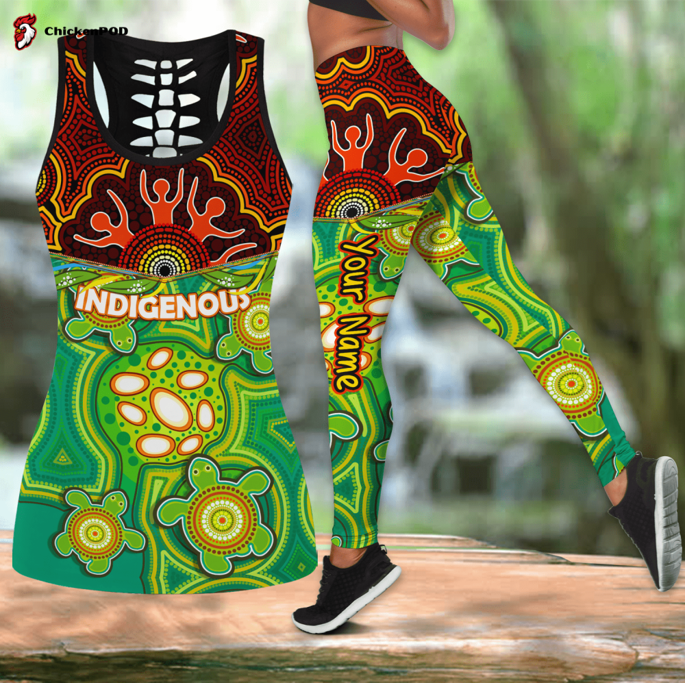 Fan Gifts Personalized Aboriginal Indigenous Turtle Family All Over Printed Combo Legging Tanktop Fan Gifts Personalized Aboriginal Indigenous Turtle Family All Over Printed Combo Legging Tanktop