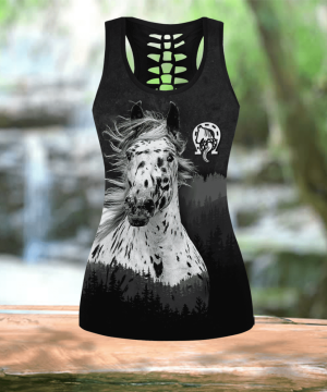 Fan Gifts Personalized Appaloosa Horse Black &Amp; White Color 3D Printed Combo Legging Tanktop 4 Fan Gifts Personalized Appaloosa Horse Black &Amp; White Color 3D Printed Combo Legging Tanktop 3