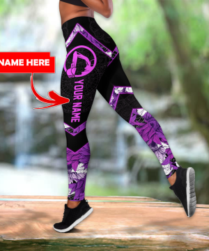 Fan Gifts Personalized Excavator Heavy Equipment Wife Combo Legging Tanktop 3