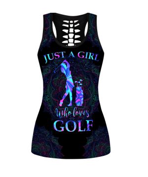 Fan Gifts Personalized Golf Girl Combo Legging Tanktop