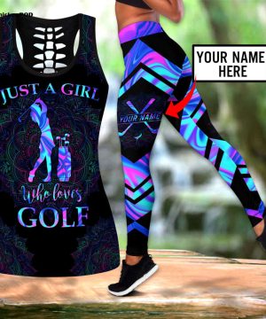 Fan Gifts Personalized Golf Girl Combo Legging Tanktop Fan Gifts Personalized Golf Girl Combo Legging Tanktop