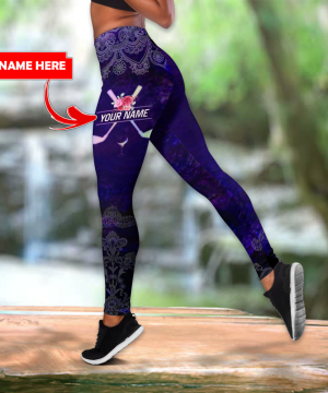 Fan Gifts Personalized Golf lover Combo Legging Tanktop
