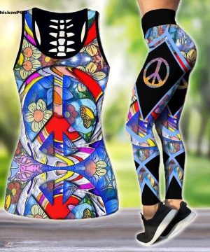 Fan Gifts Premium Hippie D Over Printed Legging & Tank Top Fan Gifts Premium Hippie D Over Printed Legging & Tank Top